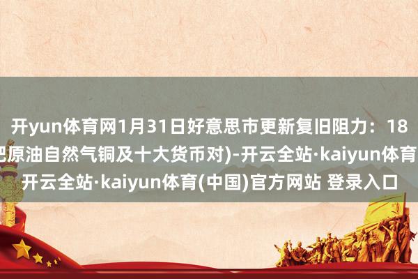 开yun体育网1月31日好意思市更新复旧阻力：18品种复旧阻力(金银铂钯原油自然气铜及十大货币对)-开云全站·kaiyun体育(中国)官方网站 登录入口